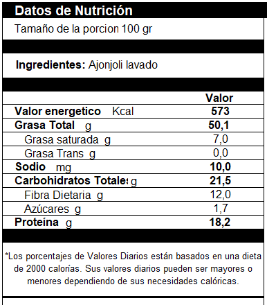 Harina De Ajonjolí Sesamo