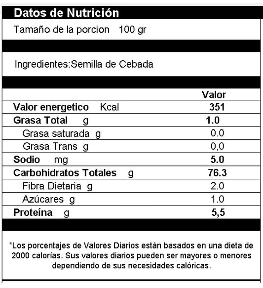 Semilla de Cebada
