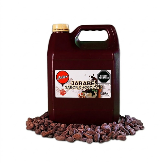 Chocolate Liquido Sirope Feder 5 litros