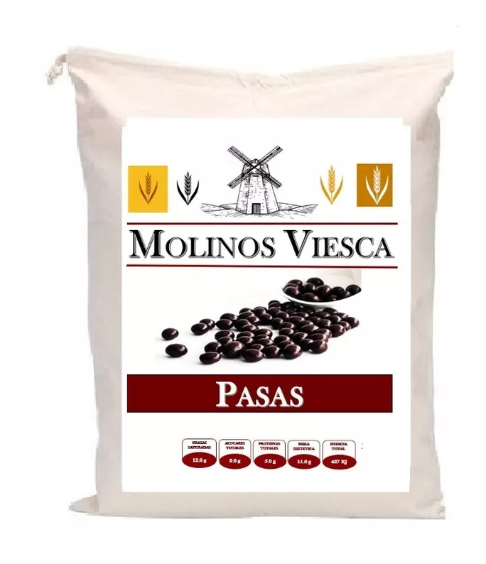 Pasas Con Chocolate Sin Azúcar 72% Cacao