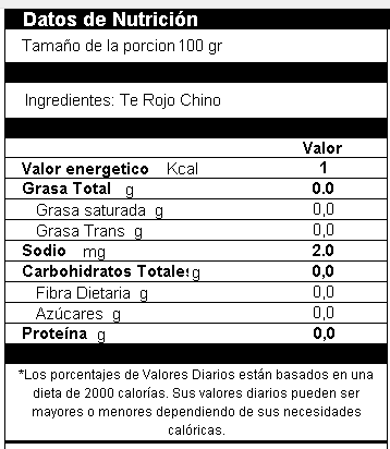 Te Rojo Pu-erh Chino
