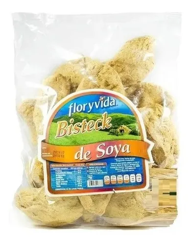 1 Kg De Soya Texturizada Sabor Bisteck Excelente Calidad