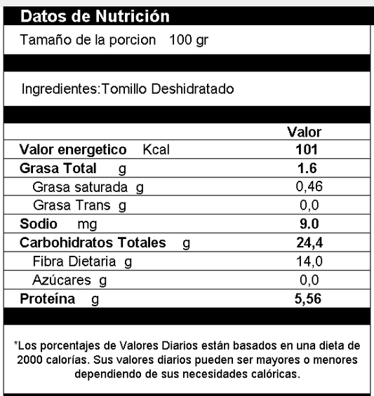 Tomillo Entero