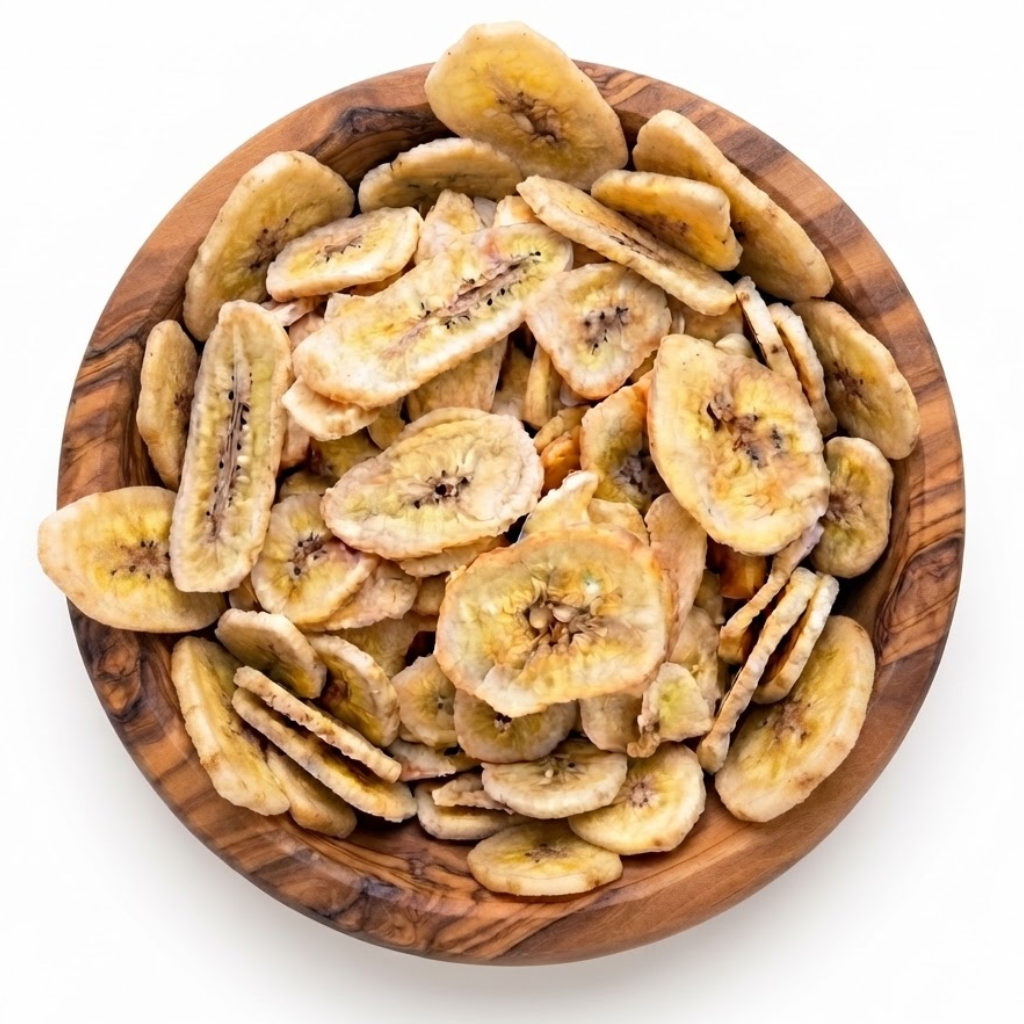Chips de Platano Deshidratado en Rodajas