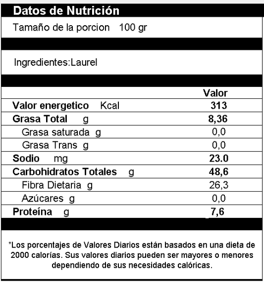 Hojas De Laurel Deshidratadas
