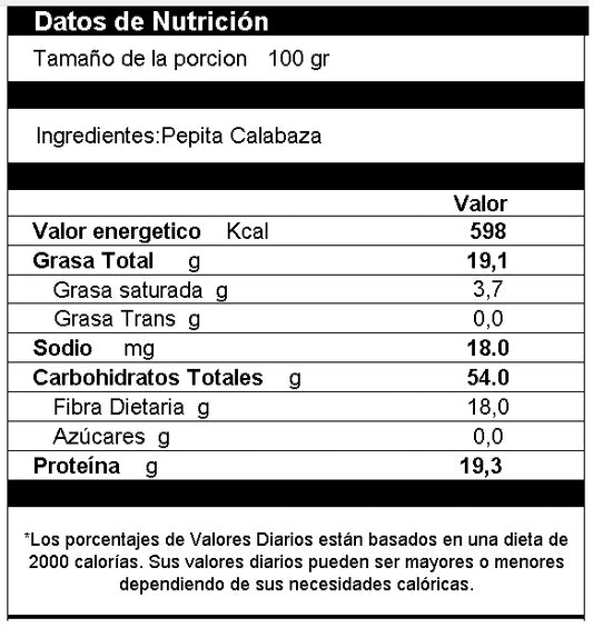 Harina De Pepita De Calabaza