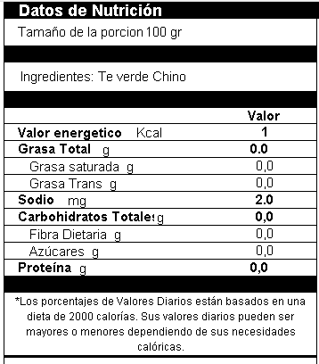 Te Verde Chino