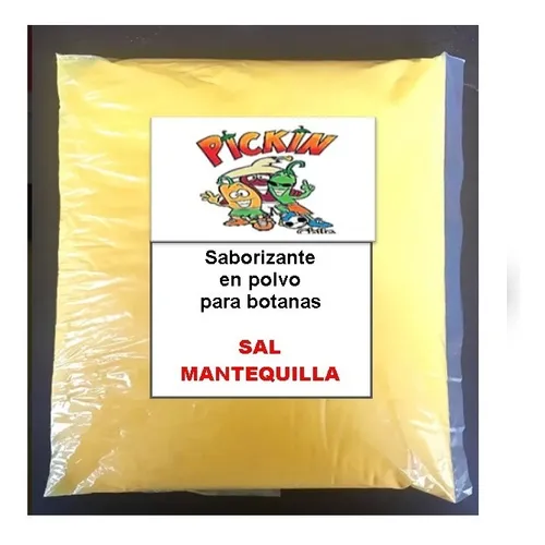 250 Gr Polvo Saborizante Sal Mantequilla: Botanas, Palomitas