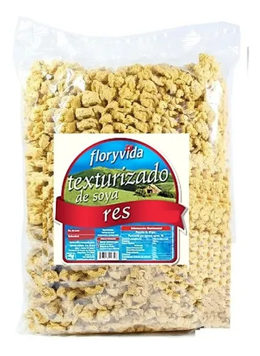 1 Kg De Soya Texturizada Sabor Res Excelente Calidad